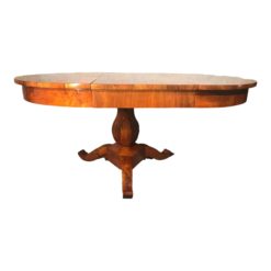 Antique extendable Biedermeier table- view of the extended table- Styylish