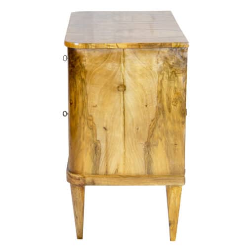 19th century Biedermeier Walnut Chest of Drawers- side view from the right- Styylish