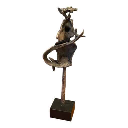 Bronze Figurine by Eunice Katz- back view- Styylish