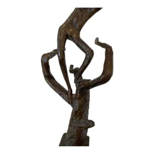 Bronze Sculpture- Eunice Katz- man detail- Styylish