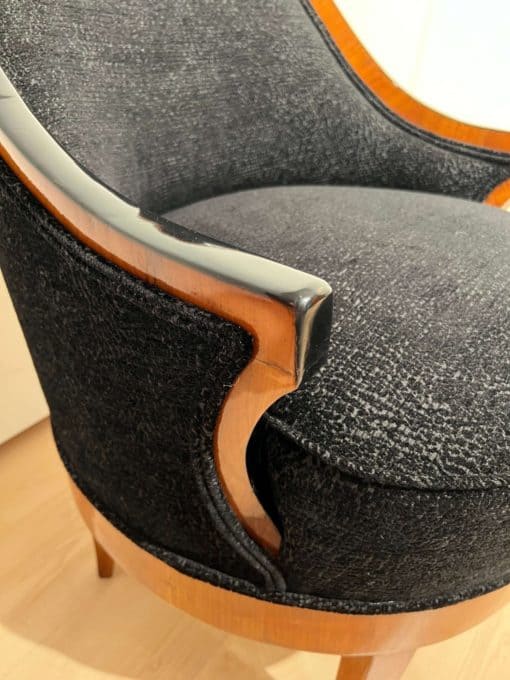 Biedermeier Swivel Chair- side detail- Styylish