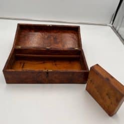 Spacious Neoclassical Biedermeier Box - Removable Compartments - Styylish