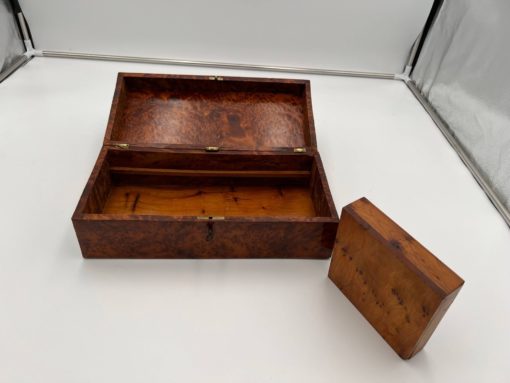 Spacious Neoclassical Biedermeier Box - Removable Compartments - Styylish