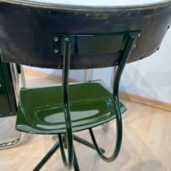 Bauhaus Metal Desk - Back of Chair Detail - Styylish