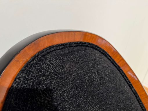 Biedermeier Swivel Chair- wood detail- Styylish
