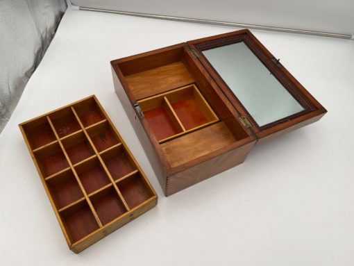 Biedermeier Jewelry Box - Compartment Detail - Styylish