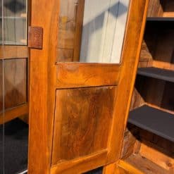 Biedermeier Bookcase with Walnut Veneer - Inside of Door - Styylish