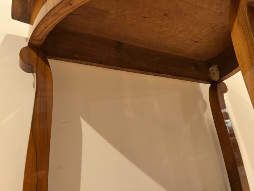 Biedermeier Demi-Lune Console Table - Underneath - Styylish