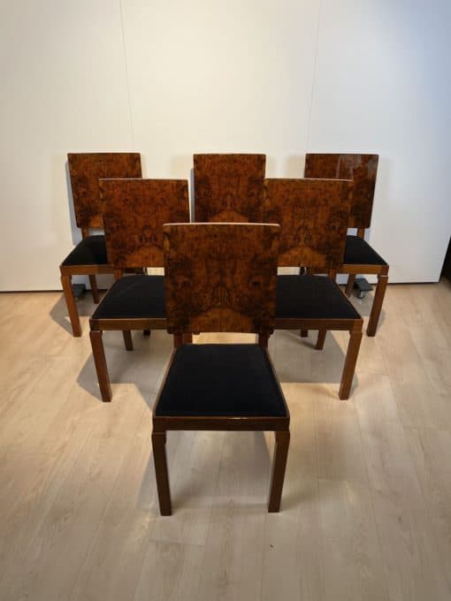 Six Art Deco Dining Chairs - Six Chairs - Styylish
