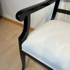 Neoclassical Biedermeier Armchair - Armrest Detail - Styylish