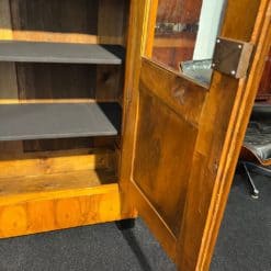 Biedermeier Bookcase with Walnut Veneer - Inside of Door View - Styylish