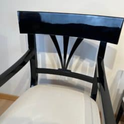 Neoclassical Biedermeier Armchair - Backrest Detail - Styylish