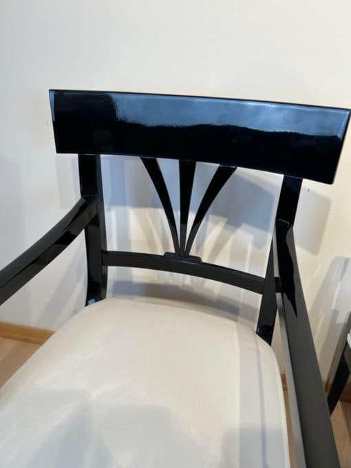 Neoclassical Biedermeier Armchair - Backrest Detail - Styylish