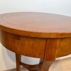 Round Biedermeier Side Table - Side Detail - Styylish