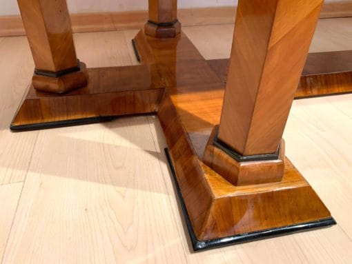 Neoclassical Biedermeier Desk - Base Wood Detail - Styylish