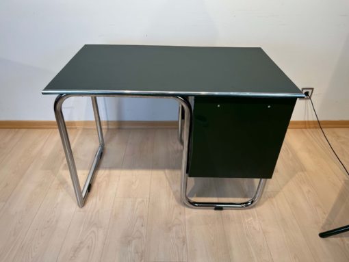 Bauhaus Metal Desk - Back of Desk - Styylish