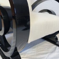 Two Club Chairs - Spiral Armrest Close-Up - Styylish