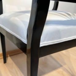 Neoclassical Biedermeier Armchair - Armrest and Cushion Detail - Styylish