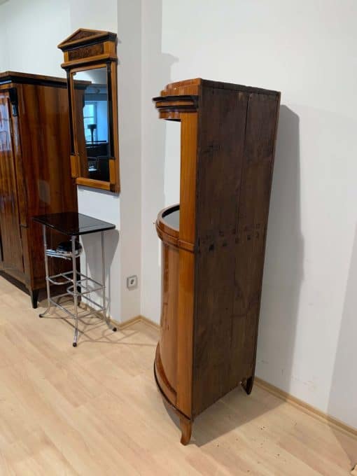 Large Biedermeier Corner Cabinet - Back Detail - Styylish