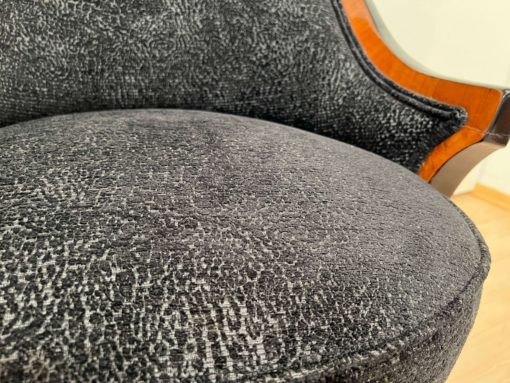 Biedermeier Swivel Chair- upholstery detail- Styylish