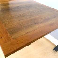 Large Neoclassical Expandable Dining Table - Wood Detail - Styylish