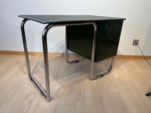 Bauhaus Metal Desk - Back from an Angle - Styylish