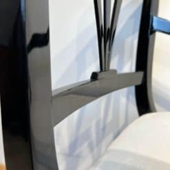Neoclassical Biedermeier Armchair - Backrest Close-Up - Styylish