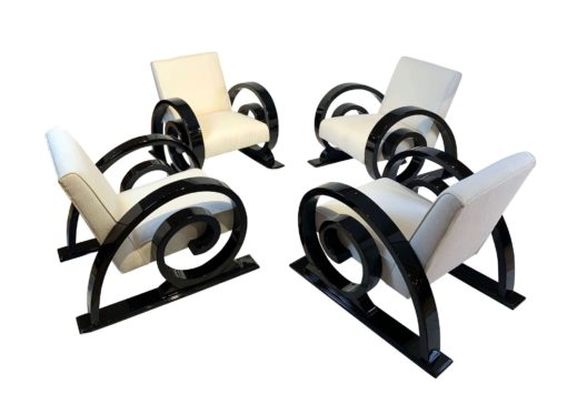 Two Club Chairs - Set of Four in a Circle - Styylish