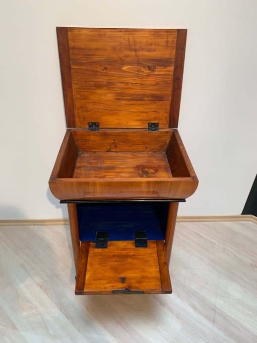 Small Biedermeier Wash Cabinet - Full Profile Opened - Styylish