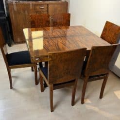 Six Art Deco Dining Chairs - Six Chairs at Table - Styylish