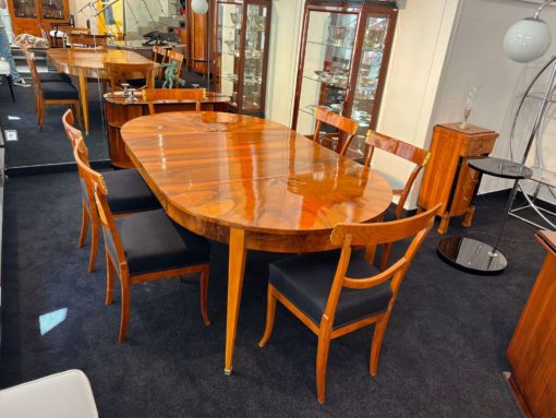Set of Six Biedermeier Chairs - At Table - Styylish