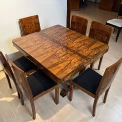 Six Art Deco Dining Chairs - Chairs at Table - Styylish