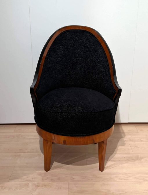 Biedermeier Swivel Chair- front view on white background- Styylish