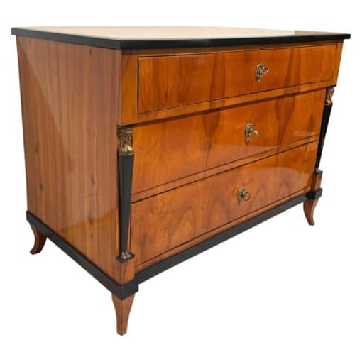Empire Commode with Two Caryatids - Side View - Styylish