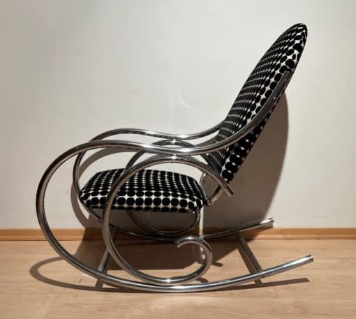 Bauhaus Rocking Chair- side view- Styylish