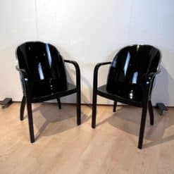 Two Art Deco Armchairs - Angled Together - Styylish