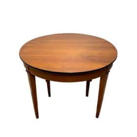 Round Expandable Dining Table, Cherry Wood, France, circa 1880