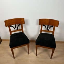 Set of Two Biedermeier Chairs - Front View - Styylish