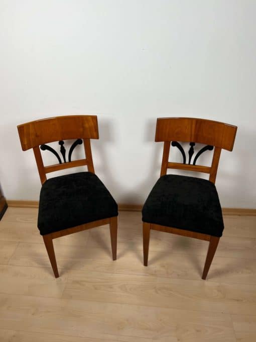 Set of Two Biedermeier Chairs - Front View - Styylish