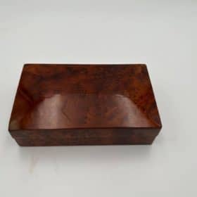 Neoclassical Biedermeier Box, Polished Yew, France circa 1820
