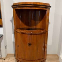 Large Biedermeier Corner Cabinet - Full Profile - Styylish