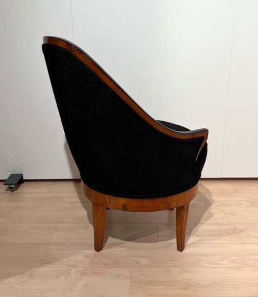 Biedermeier Swivel Chair- back left side view- Styylish