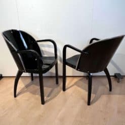 Two Art Deco Armchairs - Angled Together in Different Directions - Styylish