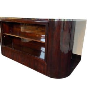 Bauhaus Desk by Erich Diekmann, Rosewood Veneer, Restored, Germany, 1920s