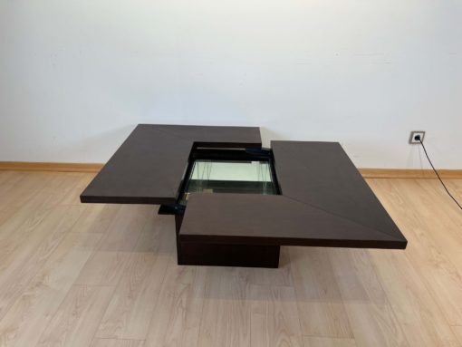 Convertible coffee table- view of the moving tops- Styylish