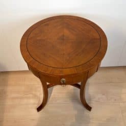 Round Biedermeier Side Table - Top Detail - Styylish