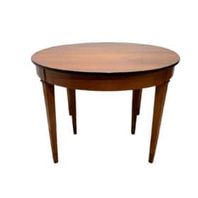 Round Expandable Dining Table, Cherry Wood, France, circa 1880