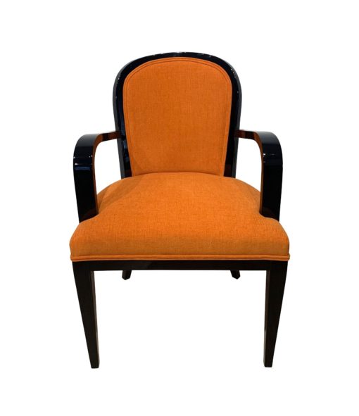 Restored Art Deco Armchairs - Individual Chair Front Profile - Styylish
