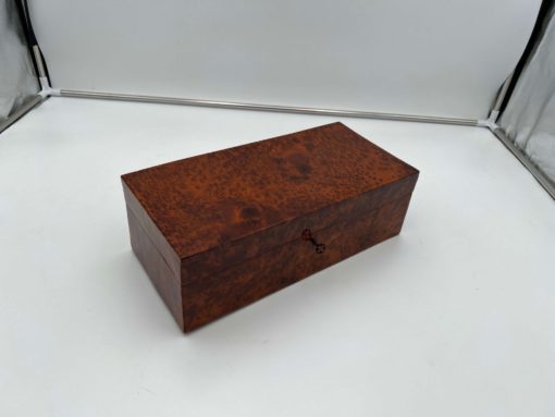 Spacious Neoclassical Biedermeier Box - Burl Detail - Styylish