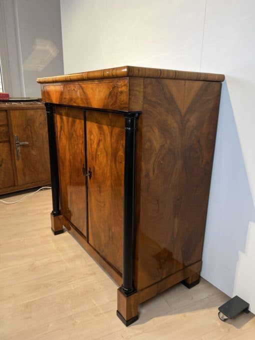 Neoclassical Biedermeier Half-Cabinet - Side View - Styylish